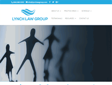 Tablet Screenshot of lynchlawgroup.com